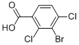 3-溴-2,4-二氯苯甲酸结构式_951884-96-1结构式
