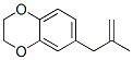 2,3-二氢-6-(2-甲基-2-丙烯-1-基)-1,4-苯并二噁英结构式_951887-66-4结构式