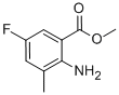 2-氨基-5-氟-3-甲基苯甲酸甲酯结构式_952479-98-0结构式