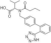 (S)-2-(n-((2-(1H-四唑-5-基)-[1,1-联苯]-4-基)甲基)丁酰胺)-3-甲基丁酸结构式_952652-79-8结构式