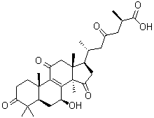 灵芝酸 C1结构式_95311-97-0结构式