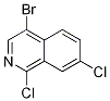 4-溴-1,7-二氯异喹啉结构式_953421-74-4结构式