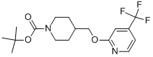 4-[[[4-(三氟甲基)-2-吡啶基]氧基]甲基]-1-哌嗪羧酸-1,1-二甲基乙酯结构式_954229-96-0结构式