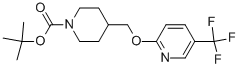 4-[[[5-(三氟甲基)-2-吡啶基]氧基]甲基]-1-哌嗪羧酸-1,1-二甲基乙酯结构式_954230-00-3结构式