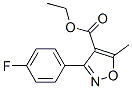 3-(4-氟苯基)-5-甲基-4-异噁唑羧酸乙酯结构式_954230-39-8结构式