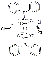 [1,1-双(二苯基膦)二茂铁]二氯化钯二氯甲烷络合物结构式_95464-05-4结构式