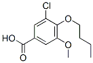 4-Butoxy-3-chloro-5-methoxybenzoic acid Structure,955-36-2Structure