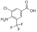 4-氨基-3-氯-5-(三氟甲基)苯甲酸结构式_95656-52-3结构式