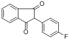 氟茚二酮结构式_957-56-2结构式