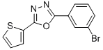 2-(3-溴苯基)-5-(噻吩-2-基)-1,3,4-噁二唑结构式_957065-93-9结构式