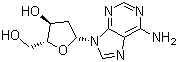 2-脱氧腺苷结构式_958-09-8结构式