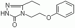 5-乙基-4-(2-苯氧基乙基)-2H-1,2,4-三氮唑-3(4H)-酮结构式_95885-13-5结构式