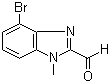 4-溴-1-甲基-1H-苯并咪唑-2-甲醛结构式_958863-76-8结构式