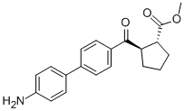 (1R,2R)-2-[(4-氨基-1,1-联苯-4-基)羰基]环戊烷羧酸甲酯结构式_959123-13-8结构式