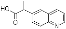 2-(喹啉-6-基)丙酸结构式_959585-30-9结构式