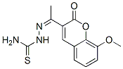 2-[1-(8-甲氧基-2-氧代-2H-1-苯并吡喃-3-基)亚乙基]-肼硫代甲酰胺结构式_959985-49-0结构式