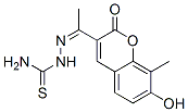2-[1-(7-羟基-8-甲基-2-氧代-2H-1-苯并吡喃-3-基)亚乙基]-肼硫代甲酰胺结构式_959985-67-2结构式
