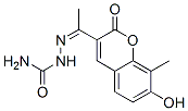 2-[1-(7-羟基-8-甲基-2-氧代-2H-1-苯并吡喃-3-基)亚乙基]-肼羧酰胺结构式_959985-69-4结构式
