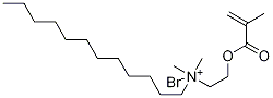 N-(2-(异丁烯酰基氧基)乙基)-N,N-二甲基十二烷-1-溴化铵结构式_96526-35-1结构式