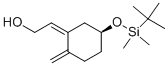(2Z)-2-[(5S)-O-叔丁基二甲基甲硅烷基-2-亚甲基环己基]乙醇结构式_96685-53-9结构式