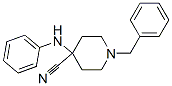 N-苄基-4-苯氨基哌啶-4-氰基结构式_968-86-5结构式