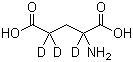 DL-谷氨酸-2,4,4-D3结构式_96927-56-9结构式