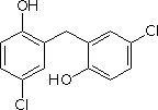 双氯酚结构式_97-23-4结构式