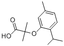 2-(2-异丙基-5-甲基苯氧基)-2-甲基丙酸结构式_97283-84-6结构式