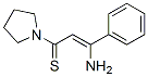 (9CI)-1-(3-氨基-3-苯基-1-硫氧代-2-丙烯基)-吡咯烷结构式_97309-70-1结构式