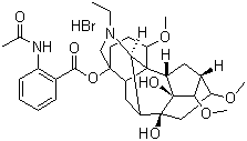拉巴乌头碱氢溴酸结构式_97792-45-5结构式