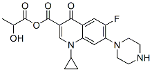 乳酸环丙沙星结构式_97867-33-9结构式