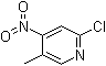 2-氯-5-甲基-4-硝基吡啶结构式_97944-45-1结构式