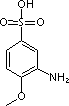 邻氨基苯甲醚-4-磺酸结构式_98-42-0结构式