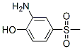 4-甲基磺酰基-2-氨基苯酚结构式_98-60-3结构式