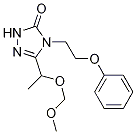 2,4-二氢-5-[1-(甲氧基甲氧基)乙基]-4-(2-苯氧基乙基)-3H-1,2,4-噻唑-3-酮结构式_98159-88-7结构式