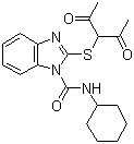 2-[(1-乙酰基-2-氧代丙基)硫]-N-环己基-1H-苯并咪唑-1-甲酰胺结构式_98183-15-4结构式