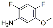 2,4-二氟-5-甲氧基苯胺结构式_98446-51-6结构式