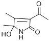 3-乙酰基-4,5-二甲基-5-羟基-1,5-二氢-2H-吡咯-2-酮结构式_98593-79-4结构式