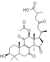 灵芝酸H结构式_98665-19-1结构式
