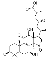 灵芝酸G结构式_98665-22-6结构式