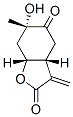 (3AR,6S,7AR)-四氢-6-羟基-6-甲基-3-亚甲基-2,5(3H,4H)-苯并呋喃二酮结构式_98751-78-1结构式