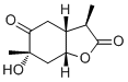 (3R,3AR,6S,7AR)-四氢-6-羟基-3,6-二甲基-2,5(3H,4H)-苯并呋喃二酮结构式_98751-79-2结构式