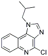 1-(2-甲基丙基)-4-氯-1H-咪唑并[4,5-c]喹啉结构式_99010-64-7结构式