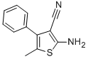 2-氨基-5-甲基-4-苯基噻吩-3-甲腈结构式_99011-93-5结构式