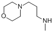 N-甲基-n-(3-吗啉-4-基丙基)胺结构式_99114-72-4结构式