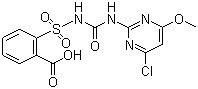 氯嘧磺隆(酸)结构式_99283-00-8结构式
