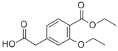 3-Ethoxy-4-ethoxycarbonyl phenylacetic acid Structure,99469-99-5Structure