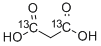 丙二酸-1,3-13C2结构式_99524-14-8结构式