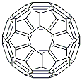 富勒烯C60结构式_99685-96-8结构式