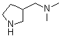 N,N-二甲基(3-吡咯烷)甲胺结构式_99724-17-1结构式